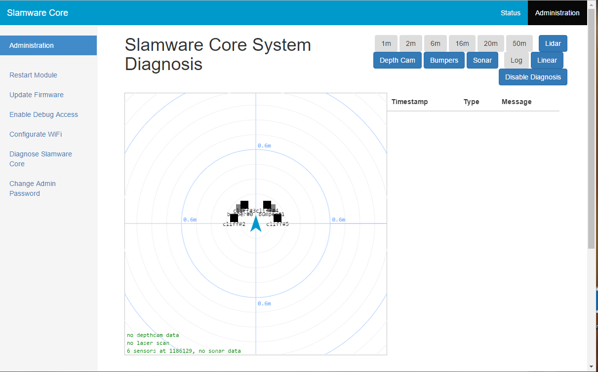 Slamware文档 > KBSW180153 SLAMWARE Web Portal Function Overview > 7. Diagnose Slamware Page 2.png