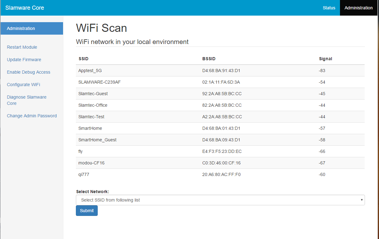 Slamware文档 > KBSW180153 SLAMWARE Web Portal Function Overview > Scan Wifi -1.png
